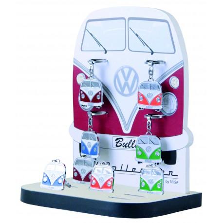 16501420 - Présentoir porte-clés VW T1 - 4 couleurs - Lot de 12 pièces_0