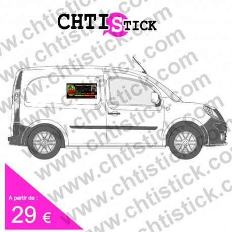 B MQIMP V2 - Marquage adhésif pour véhicule utilitaire - Kit 3 autocollants personnalisables_0