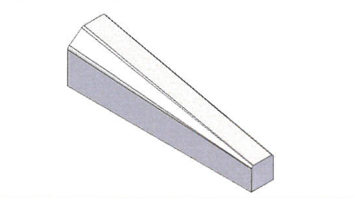Bordure État de Vaud - Plongeante 20/24 à 12/12 Gauche - Gris - Palette de 15 pièces - 68,4 kg par bordure_0