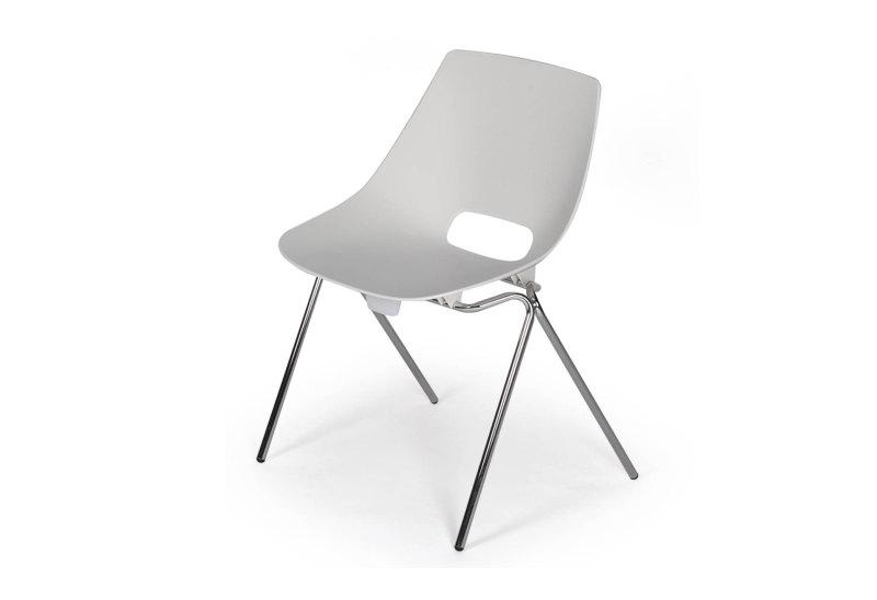 Chaise réunion empilable - jaune-1016_0