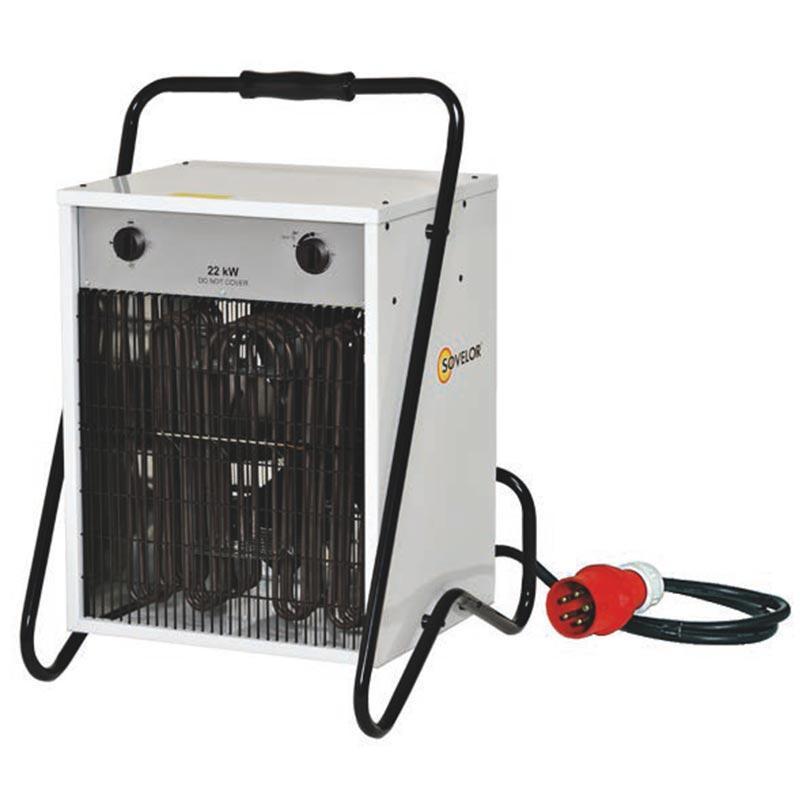 Aérotherme électrique triphasé mobile - SOVELOR-DANTHERM - B22C_0