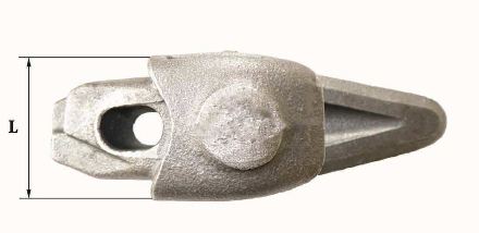 Dents de godet Fastkey FK3 1225 - 3.1 Kg, dimensions précises et épaisseur de lame 25 mm_0