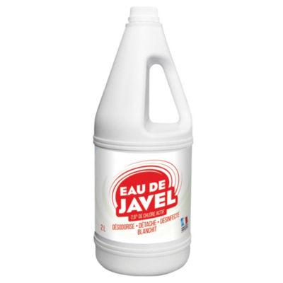 Eau de javel 1er prix prête à l'emploi chlore actif 2,6% 2 L, lot de 6_0