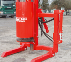 Enfonce-pieux pour agriculteurs - Marteau 380 kg - Valve haute pression à 3 voies_0