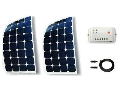 Kit solaire 200w 12v monocristallin souple f.Tech - 610_0