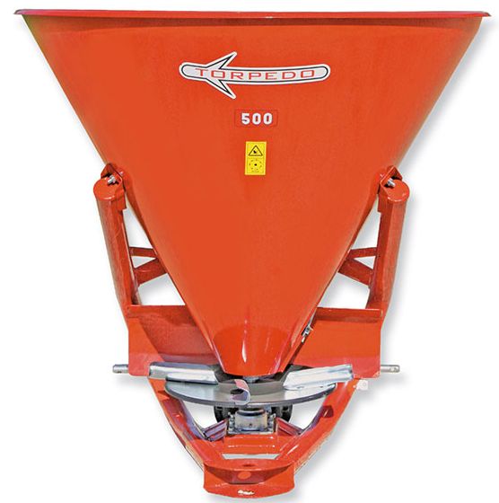 Distributeur d'engrais P-500-T - Torpedo - Monodisque - Trémie conique - Capacité 500L_0