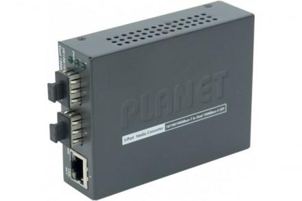 PLANET GT-1205A - Convertisseur Bridge RJ45 Gigabit avec 2 ports SFP_0