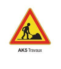 Signalisation de danger temporaire AK5 - Travaux_0