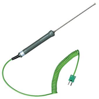 Sonde thermocouple K - thermomètre numérique de contact - poignée ABS - classe 1 - jusqu'à 450°C_0