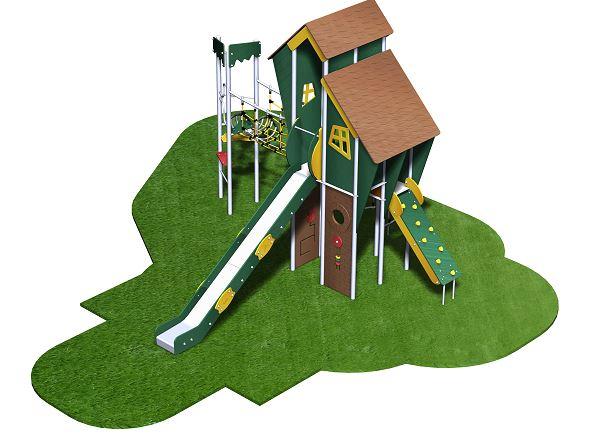 Structure de jeux Terra avec tour accro - TE11802I - pour enfants de 6 ans et plus, capacité d'accueil 22_0