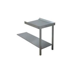 Table de Sortie pour Machines avec Zone de Séchage   L 1100 mm   Elettrobar      Acier inoxydable 1100x600x850mm ELETTROBAR - blanc inox 0645760746029_0