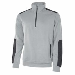 U-Power - Sweat-shirt gris clair semi zippé CUSHY Gris Foncé Taille 3XL - XXXL 8033546373507_0