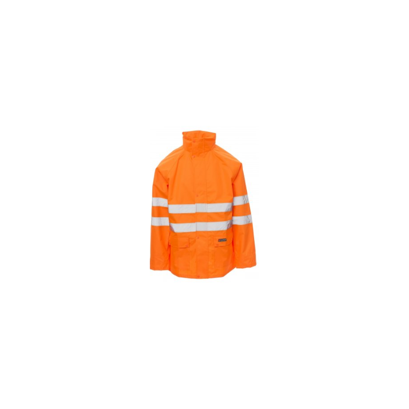 Veste de pluie - haute visibilité - hurricane jacket orange fluo 02001s_0