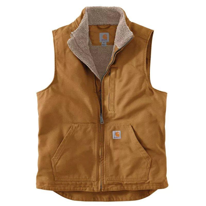 Veste Mock Neck Marron pour Homme - Tailles : L_0