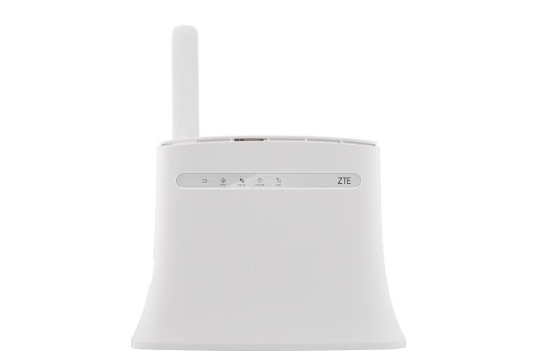 ZTE MF283V - Routeur portable 4G LTE monobande (2,4 GHz) avec antenne externe - Blanc_0