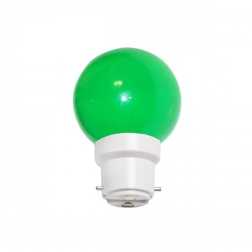 AMPOULE LED COLORÉE B22 230V VERT - BOÎTE DE 12 FESTILIGHT