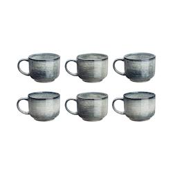 Bjorn Mug ZEN 40cl - 6 pièces - Natural - gris 3701488305737_0