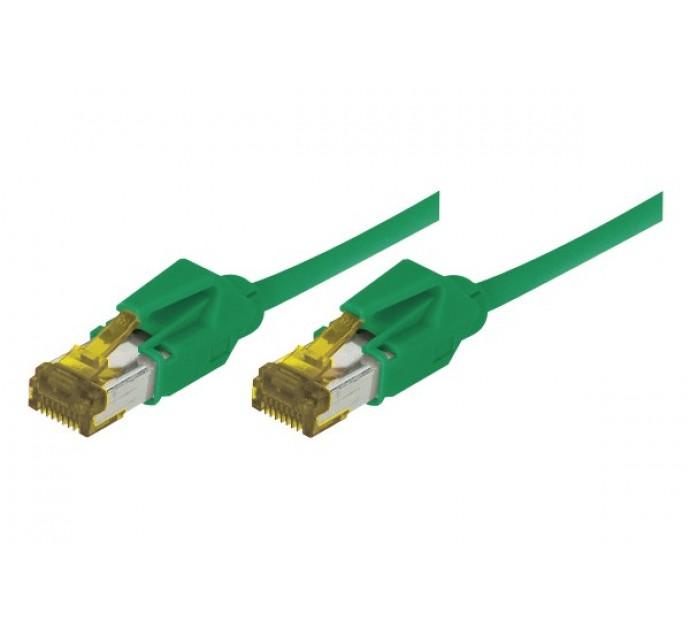 Cordon rj45 sur câble catégorie 7 s/ftp lsoh snagless vert - 15 m 850080_0