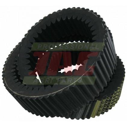 Courroie Gates Agri (0251265) H137670.26 John Deere - Référence d'origine H137670 - Pour moissonneuse-batteuse séries CTS, CTSII, 9500, 9600, 9780_0