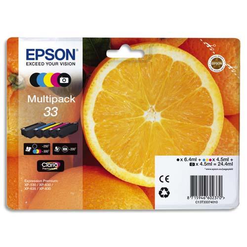 Epson multipack jet d'encre orange c13t33374010_0