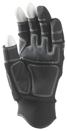 EURO PROTECTION MITAINE 3 DOIGTS ANTIDÉRAPANT NOIR TAILLE 09 (0969)