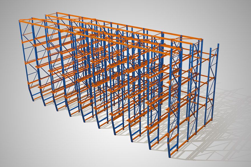 Genierack - rayonnage et rack à palette - cosme inc - en acier de structures_0