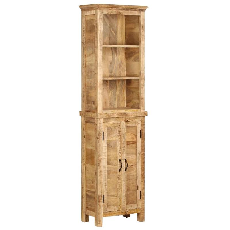 Helloshop26 - Étagère armoire meuble design bibliothèque 180 cm bois massif de manguier 2702065/2 - Bois massif 3001568088162_0