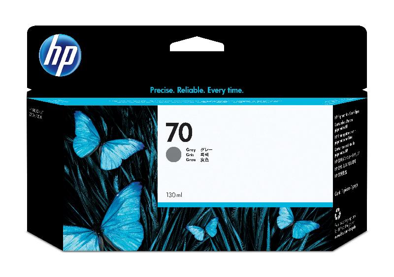 HP 70 cartouche d'encre grise 130 ml_0