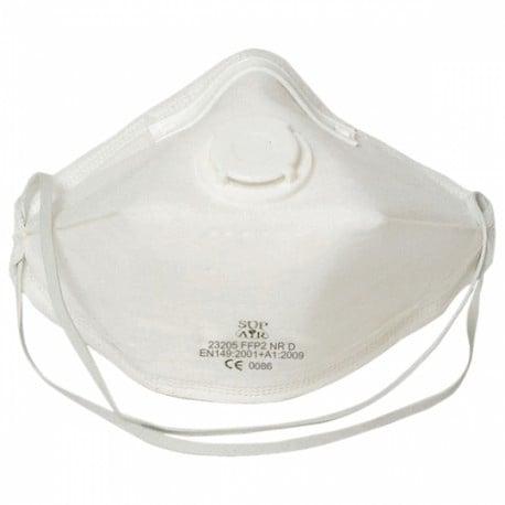 Masque pliable à usage unique avec soupape FFP2D SL - boite de 20 - SUP AIR | 23205_0