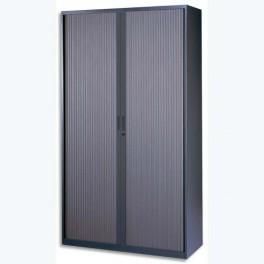 MT INTERNATIONAL ARMOIRE L100 H198 CORPS ET RIDEAU ANTHRACITE - DIMENSIONS : L100 X H198 X P43 CM