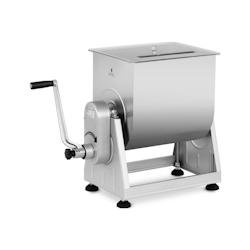 Royal Catering - Royal Catering Mélangeur À De Viande Professionnel Mixeur RC-MMA28 (28 l, Manuel, 4 Pales, Couvercle Transparent, Inox, Aluminium)_0