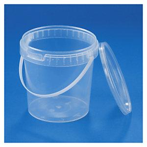 Seau en plastique transparent 20L - Conditionnement en seaux, fûts