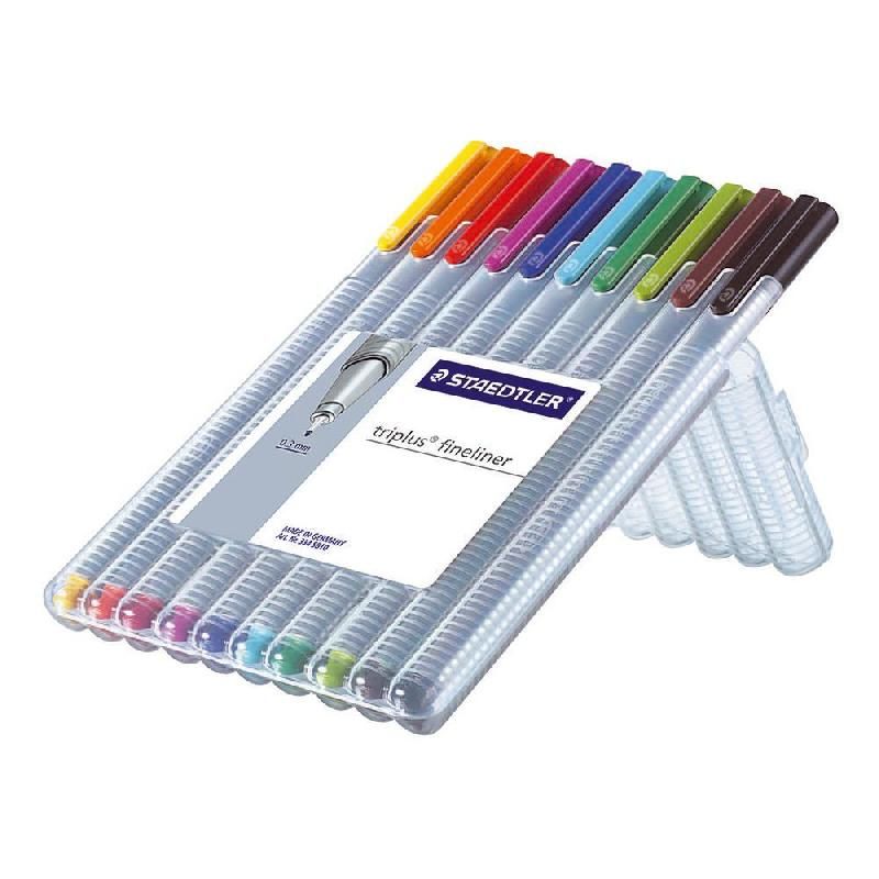 STAEDTLER TRIPLUS® FINELINER 334 COULEURS ASSORTIES 0,3 MM