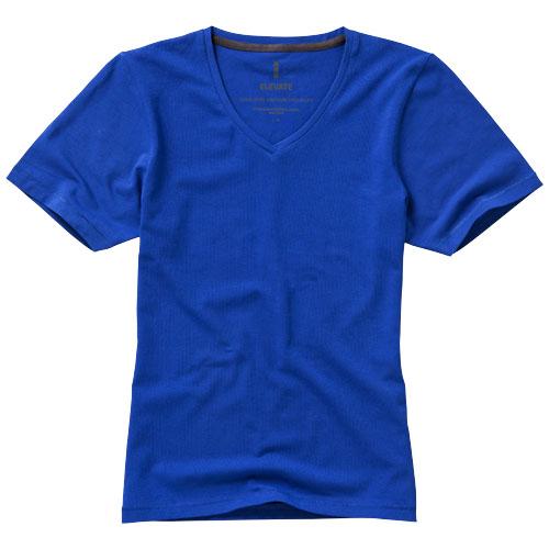 T-shirt bio manches courtes pour femme Kawartha - col V - 95% coton biologique - 200 g/m²_0