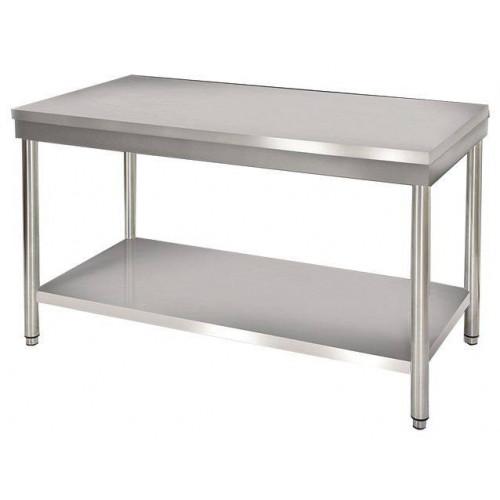 TABLE DE TRAVAIL CENTRALE EN INOX 600 X 600 MM