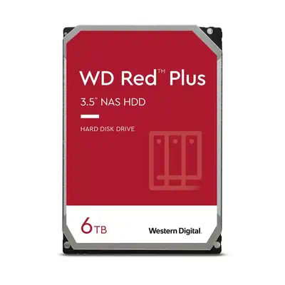 Western Digital Red Plus disque dur 6 To 5400 tr/min 256 Mo 3.5