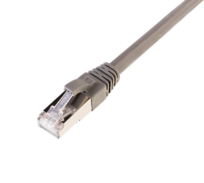 Câble réseau patch RJ45 blindé - S/FTP Cat.6 - Gris anthracite - 0,3m - Lindy 4721_0