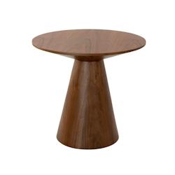 AC ANGEL CERDA Angel Cerdá Table d'angle ronde en noyer 2043C Ø60 x 55 - marron Bois manufacturé 8435631002123_0
