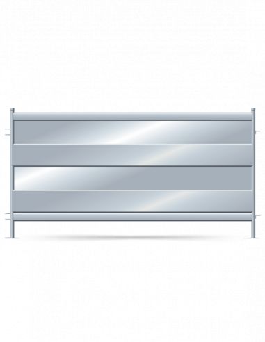 AH-SPFS-90 - Barrière ovine pleine 220 cm x 90 cm - Référence robuste pour élevage_0
