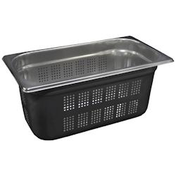 Bac Gastro Inox AISI 304 Perforé GN 1/3 H. 150 mm - Gastroland - 3701666002168_0