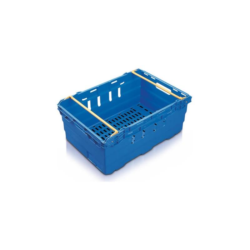 Bac plastique gerbable emboitable Allibert SN642402 - 44 litres - 600x400x253 mm - Bleu_0