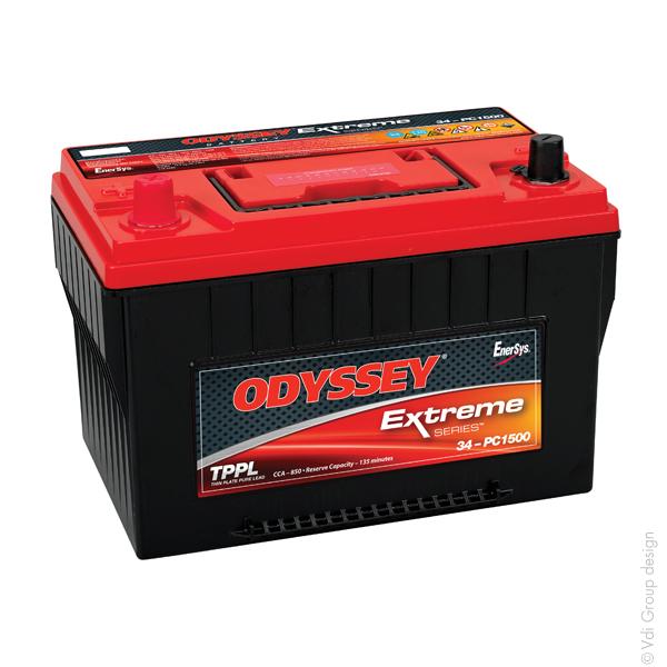 BATTERIE DÉMARRAGE HAUTE PERFORMANCE ODYSSEY EXTREME PC1500DT 12V 68AH AUTO_0