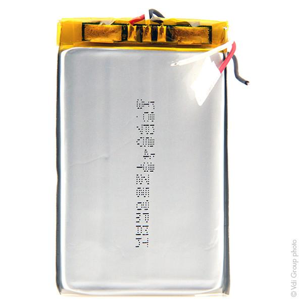 BATTERIE LI-PO 1S1P ICP543759PMT+ PCM UN38.3 3.7V 1260MAH_0