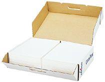 BO&ICIRC,TE 10 CARTONS PLUMES CANSON 680G 50X65 CM BLANC 10 MM - CARTON DE PRÉSENTATION MOUSSE