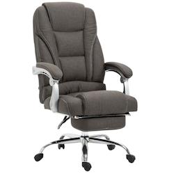 CLP Fauteuil de bureau Pacific en tissu Gris foncé - gris textile 192452156_0