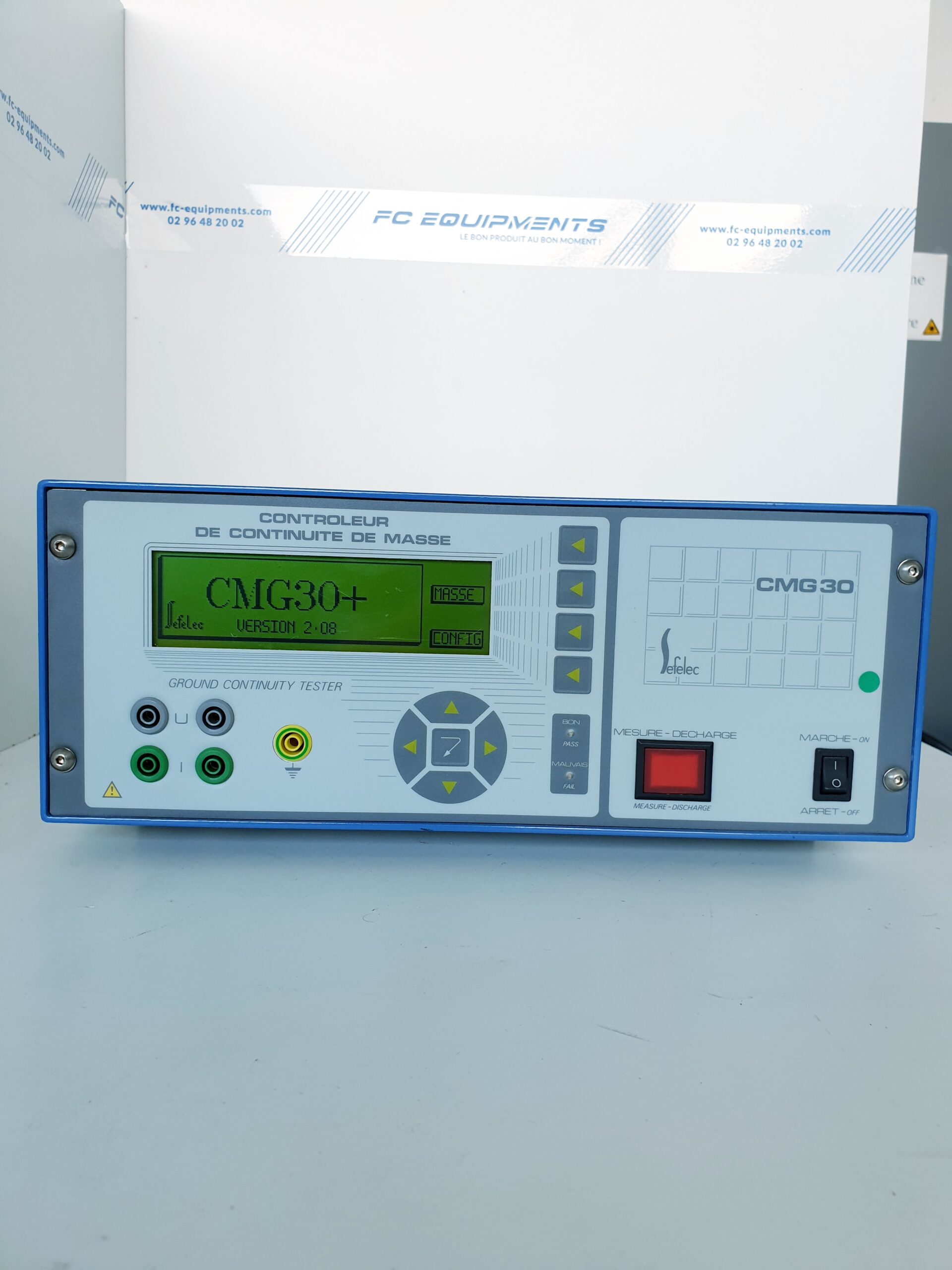 Cmg30 - testeur de continuite de la terre - sefelec - telluromètres_0