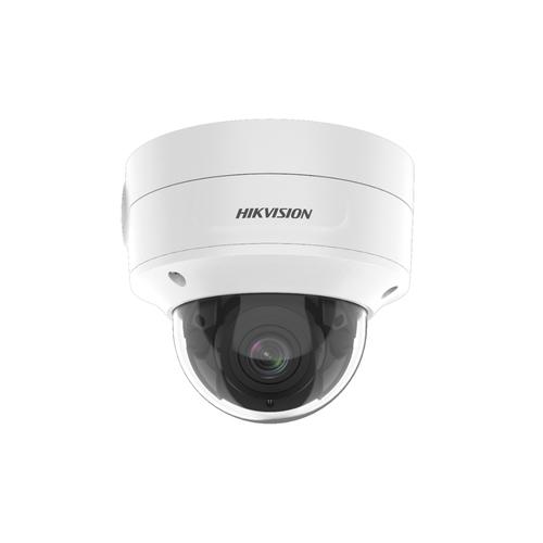 Dôme de surveillance IP AcuSense 4MP - Lentille motorisée 2.8-12mm - IR 40m - WDR - IP67 - IK10 - I/O - Alimentation 12V/PoE_0