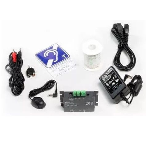 DCL20-SA - Boucles magnétiques pour malentendants - Amplificateur Opus Technologies - 92x52x18 mm - Kit complet pour salles jusqu'à 60m²_0