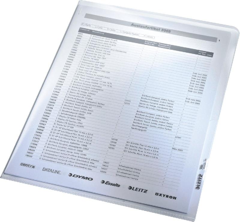 LEITZ Vision Housse standard, A4, PP, indélébile, incolore - 40200003_0