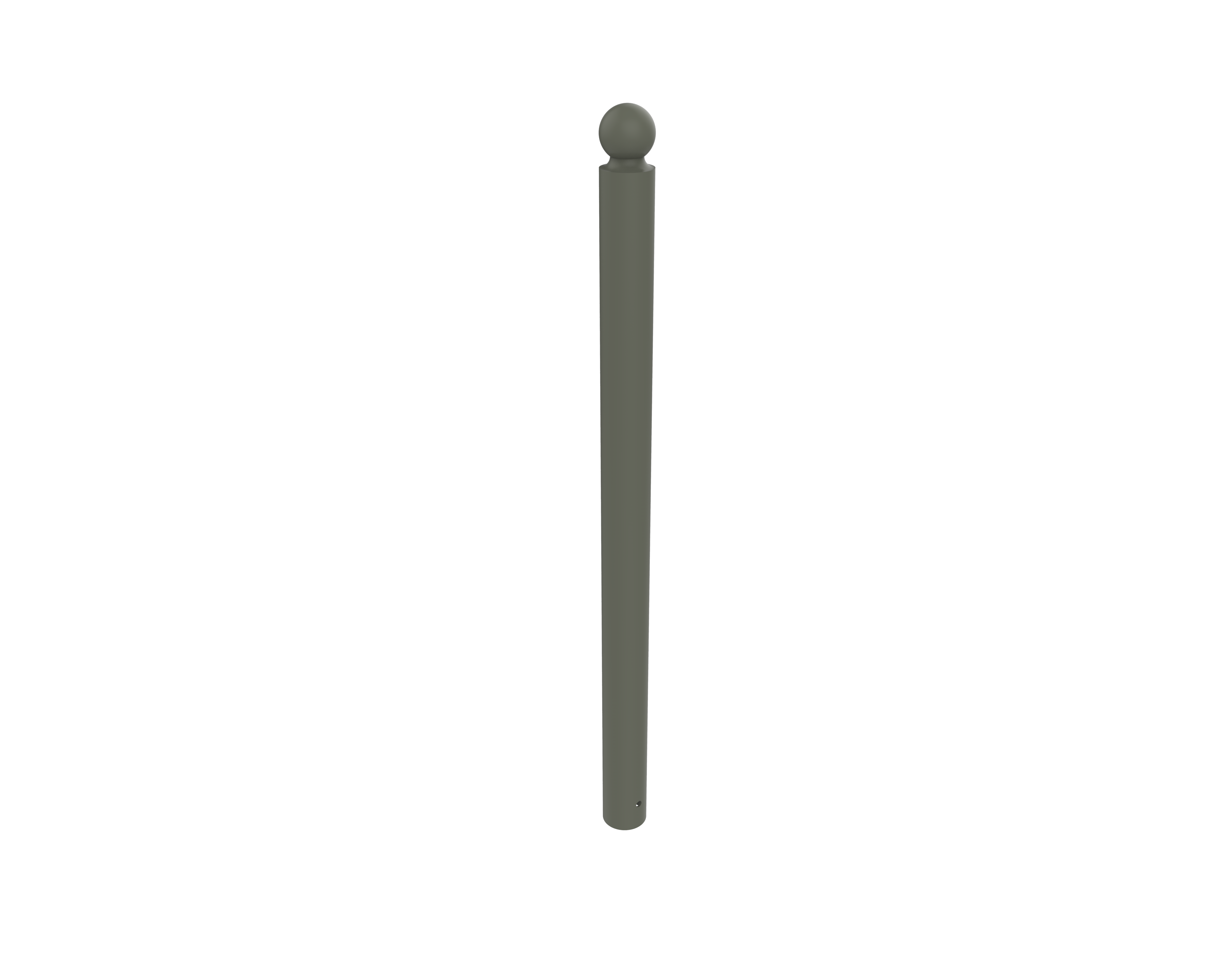 Lot de 10 potelets Boule Boopi - acier anticorrosion, standard ou haute visibilité, version PMR disponible_0